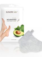 SunewMed+ Nourishing Foot Cream Mask regenerująca maska do stóp w formie skarpetek Awokado