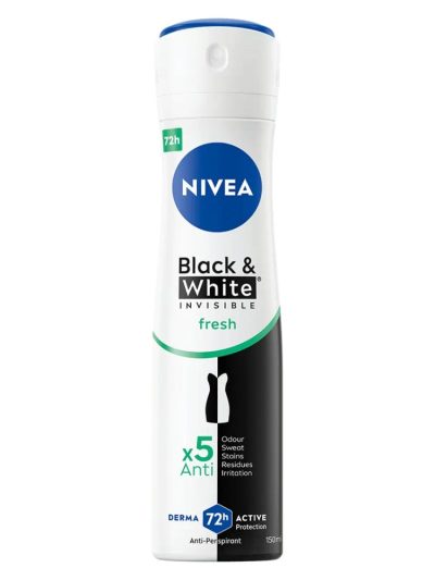 Nivea Black&White Invisible Fresh antyperspirant 150ml
