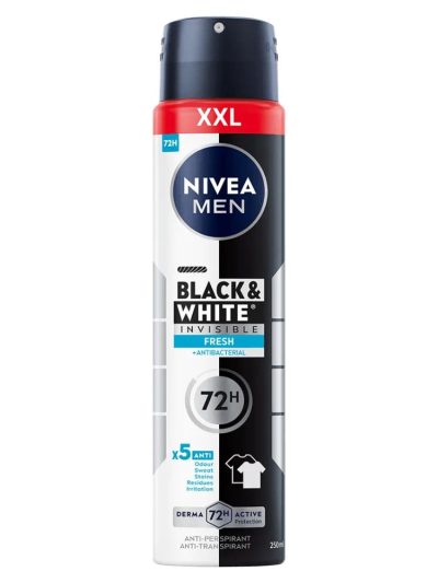 Nivea Men Black&White Invisible Fresh antyperspirant 250ml