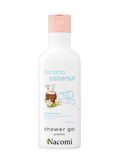 Nacomi Shower Gel żel pod prysznic Banan i Kokos 300ml