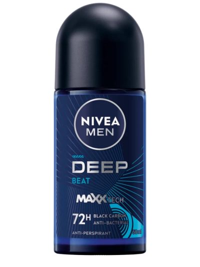 Nivea Men Deep Black Carbon Beat antyperspirant w kulce z aktywnym węglem 50ml