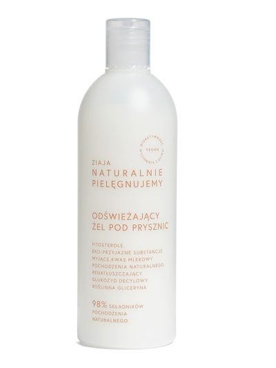 Ziaja Naturalnie Pielęgnujemy odświeżający żel pod prysznic 400ml