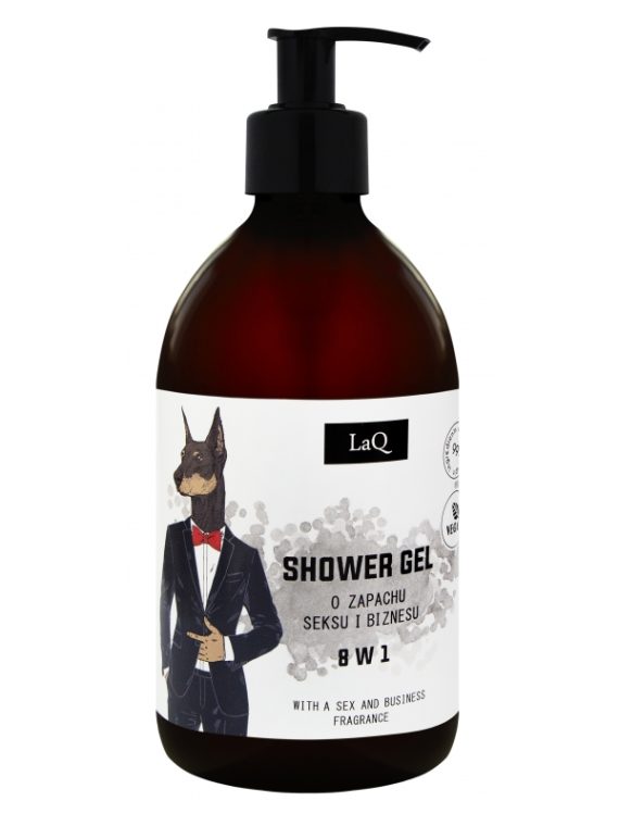 LaQ Żel pod prysznic 8w1 o zapachu seksu i biznesu Doberman 500ml