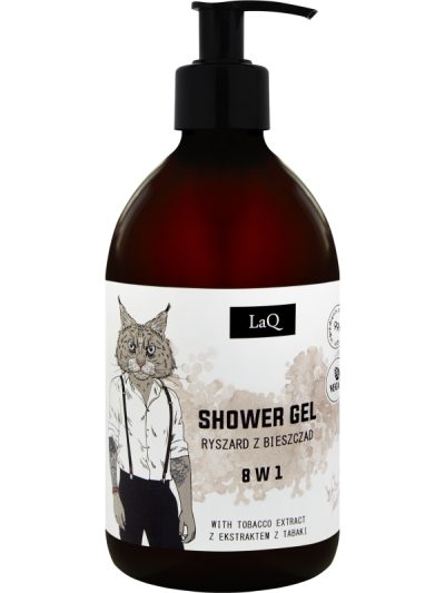LaQ Żel pod prysznic 8w1 z ekstraktem z tabaki Ryszard z Bieszczad 500ml