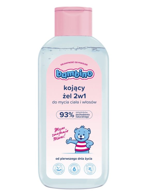 Bambino Kojący żel 2w1 do mycia ciała i włosów od pierwszego dnia życia 400ml