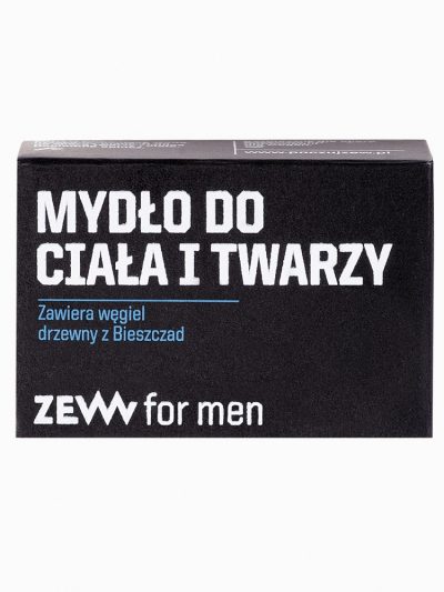 Zew For Men Mydło do ciała i twarzy z węglem drzewnym z Bieszczad 85ml