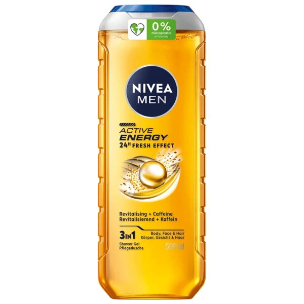 Nivea Men Active Energy żel pod prysznic 500ml