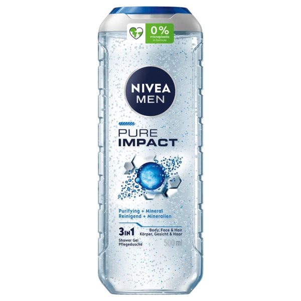 Nivea Men Pure Impact żel pod prysznic 500ml