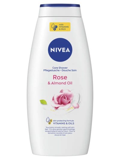 Nivea Rose & Almond Oil Care Shower pielęgnujący żel pod prysznic 750ml