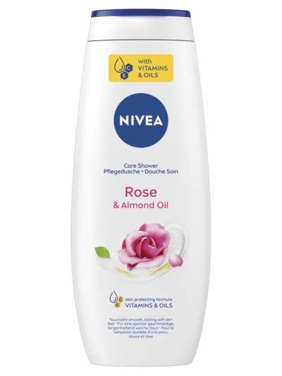Nivea Rose & Almond Oil Care Shower pielęgnujący żel pod prysznic 500ml