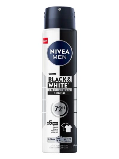 Nivea Men Black&White Invisible Original antyperspirant 250ml