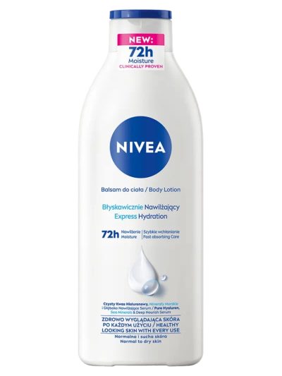 Nivea Błyskawicznie nawilżający balsam do ciała 400ml