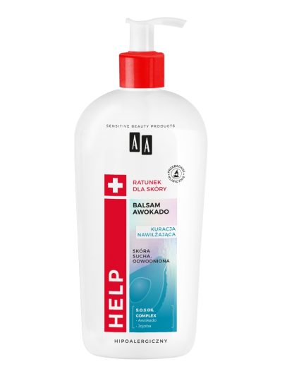 AA Help Natural balsam do ciała odżywienie dla skóry suchej Avocado 400ml