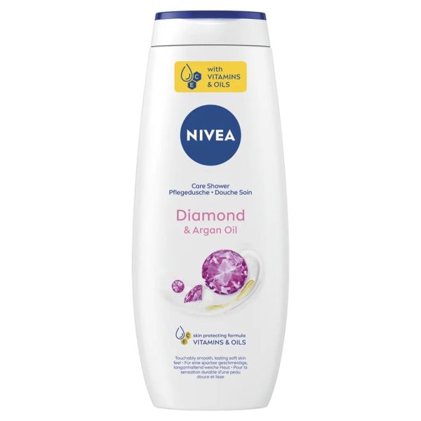 Nivea Diamond & Argan Oil Care Shower pielęgnujący żel pod prysznic 500ml