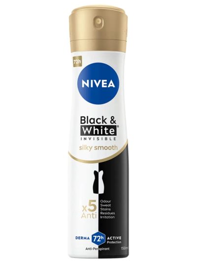 Nivea Black&White Invisible Silky Smooth antyperspirant 150ml