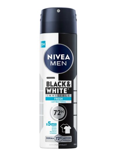 Nivea Men Black&White Invisible Fresh antyperspirant 150ml