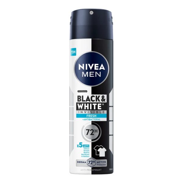 Nivea Men Black&White Invisible Fresh antyperspirant 150ml