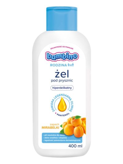 Bambino Rodzina żel pod prysznic hiperdelikatny Mirabelka 400ml