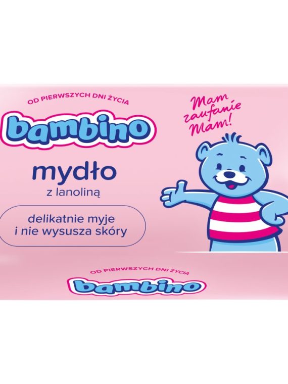 Bambino Mydło z lanoliną dla niemowląt i i dzieci 90g