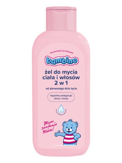 Bambino Żel do mycia ciała i włosów od pierwszych dni życia 400ml