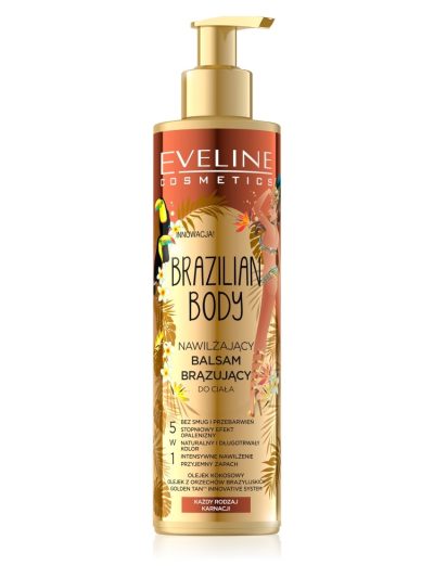 Eveline Cosmetics Brazilian Body nawilżający balsam brązujący do ciała 200ml