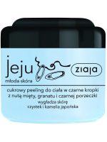 Ziaja Jeju cukrowy peeling do ciała w czarne kropki 200ml