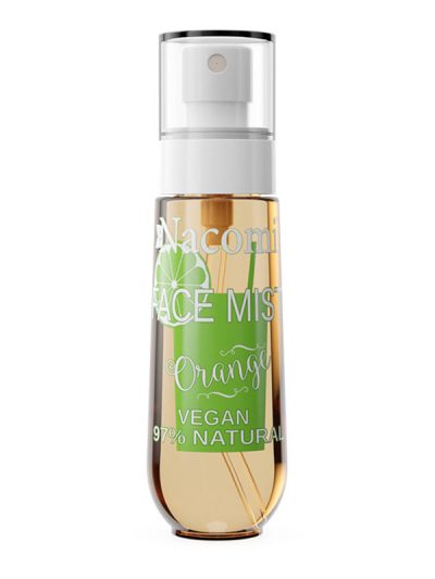 Nacomi Face Mist Vegan Natural Orange mgiełka do ciała i twarzy o zapachu Pomarańczy 80ml