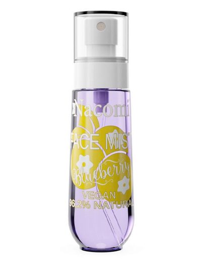 Nacomi Face Mist Vegan Natural Bluberry mgiełka do ciała i twarzy o zapachu Borówki 80ml