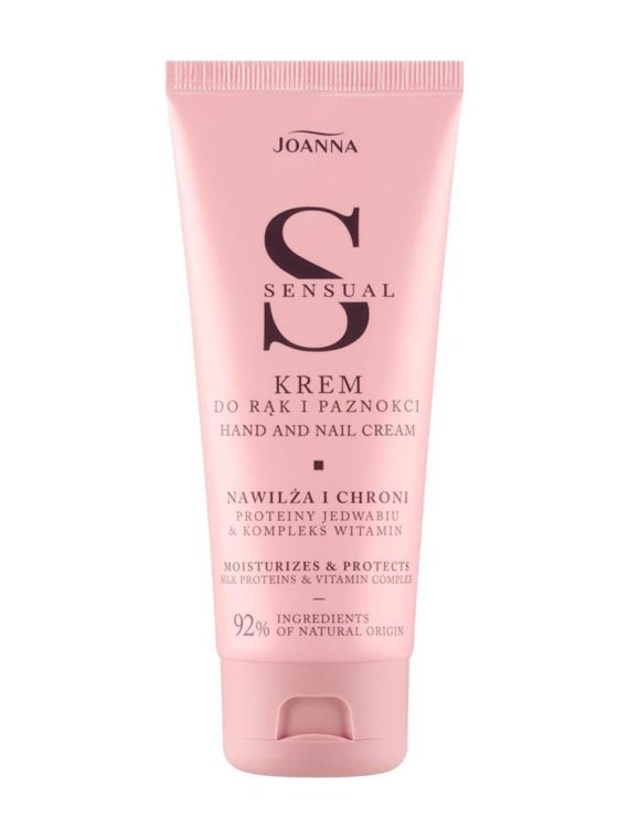 Joanna Sensual nawilżająco-ochronny krem do rąk i paznokci 100g