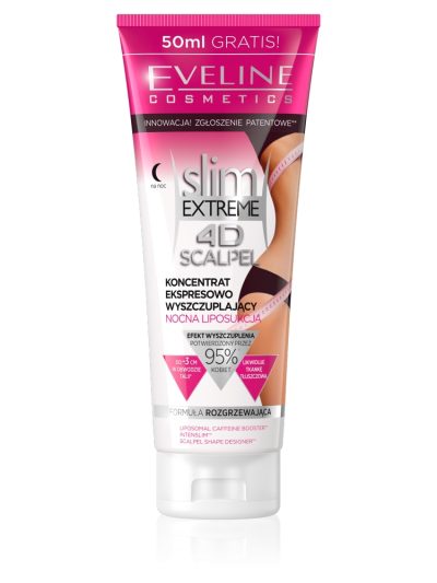 Eveline Cosmetics Slim Extreme 4D Scalpel koncentrat ekspresowo wyszczuplający na noc 250ml