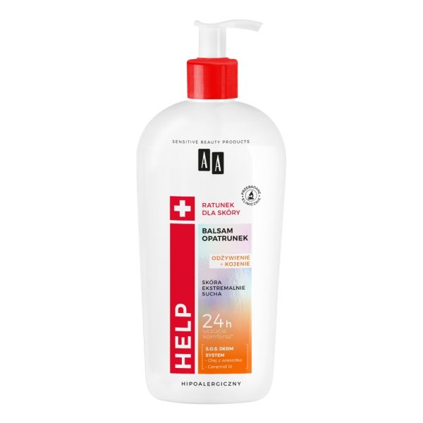 AA Help balsam opatrunek do ciała odżywienie dla skóry ekstremalnie suchej 400ml