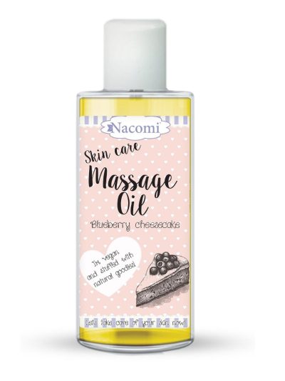 Nacomi Massage Oil olejek do masażu Blueberry Cheesecake 150ml