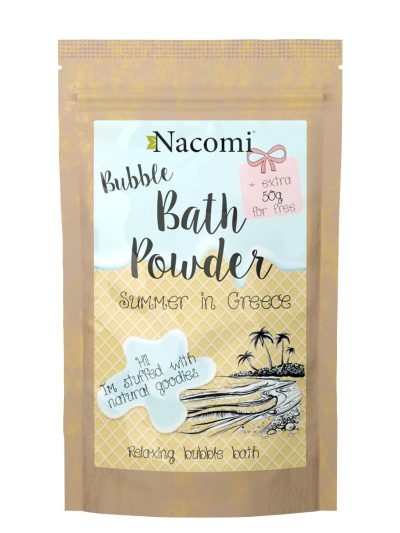 Nacomi Bubble Bath Powder puder do kąpieli Summer In Greece 150g
