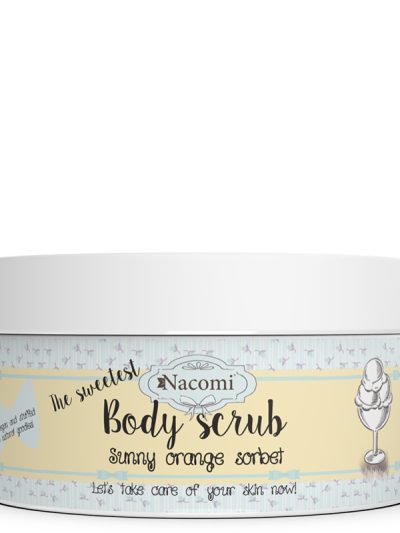 Nacomi Body Scrub cukrowy peeling Pomarańczowy 125g