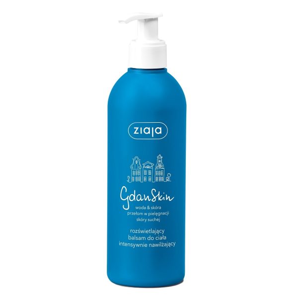 Ziaja GdanSkin rozświetlający balsam do ciała intensywnie nawilżający 300ml