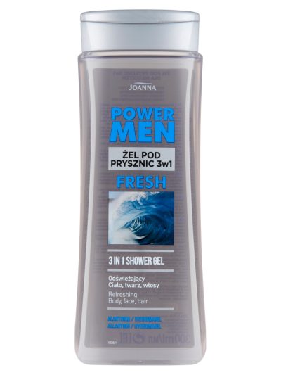 Joanna Power Men Fresh żel pod prysznic 3w1 300ml