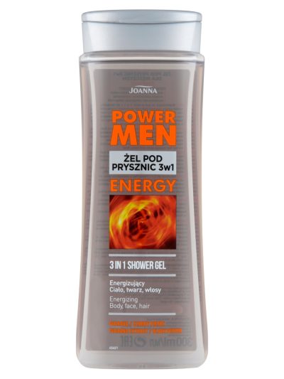 Joanna Power Men Energy żel pod prysznic 3w1 300ml