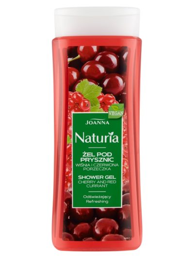 Joanna Naturia żel pod prysznic Wiśnia i Czerwona Porzeczka 300ml
