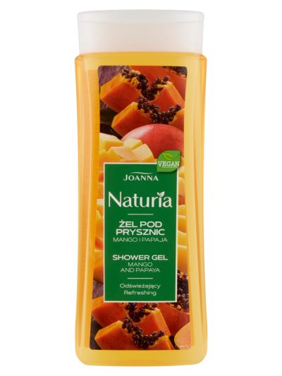 Joanna Naturia odświeżający żel pod prysznic Mango i Papaja 300ml