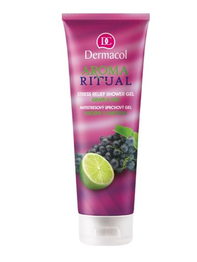 Dermacol Aroma Ritual Stress Relief Shower Gel żel pod prysznic Grape & Lime 250ml