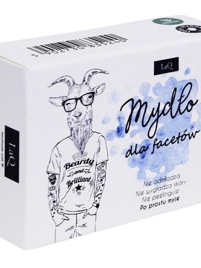 LaQ Mydło dla facetów z węglem aktywnym 85ml