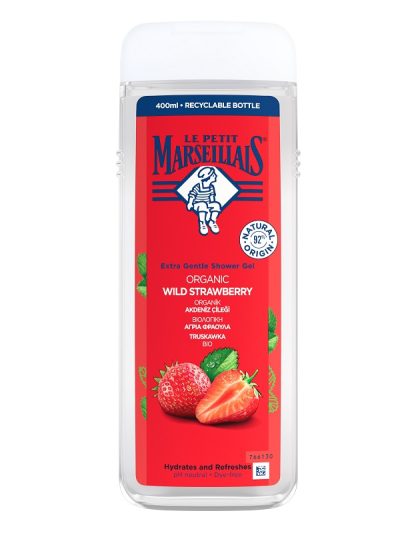 Le Petit Marseillais Delikatny żel pod prysznic Truskawka 400ml