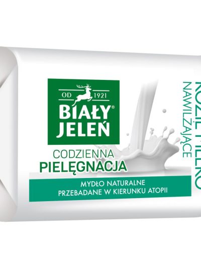 Biały Jeleń Hipoalergiczne mydło naturalne z kozim mlekiem i lnem 100g