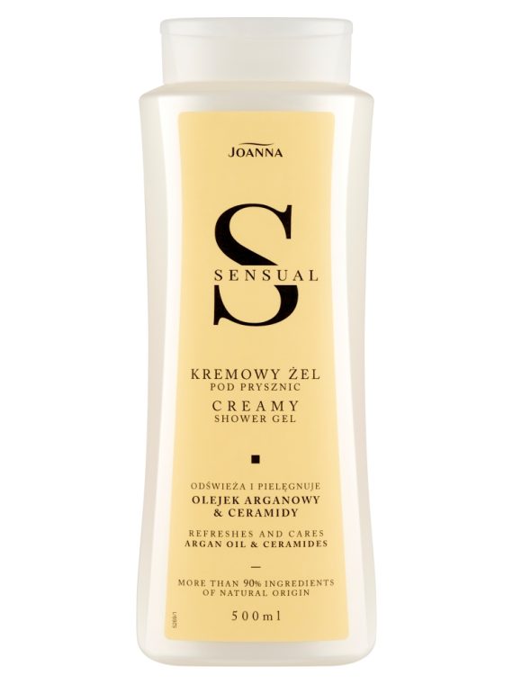 Joanna Sensual kremowy żel pod prysznic Olejek arganowy & Ceramidy 500ml
