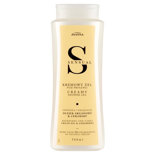 Joanna Sensual kremowy żel pod prysznic Olejek arganowy & Ceramidy 500ml
