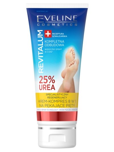 Eveline Cosmetics Revitalum 25% Urea krem-kompres regenerujący 8w1 na pękające pięty 100ml