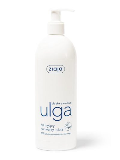 Ziaja Ulga dla Skóry Wrażliwej żel myjący do twarzy i ciała 400ml