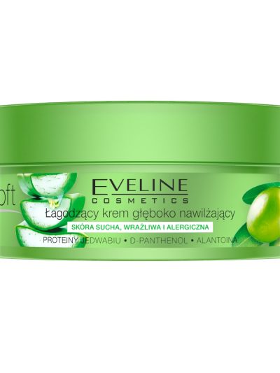 Eveline Cosmetics Ekstra Soft łagodzący krem głęboko nawilżający do twarzy i ciała 175ml