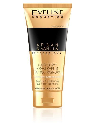 Eveline Cosmetics Argan&Vanilla luksusowy krem-serum do rąk i paznokci 100ml