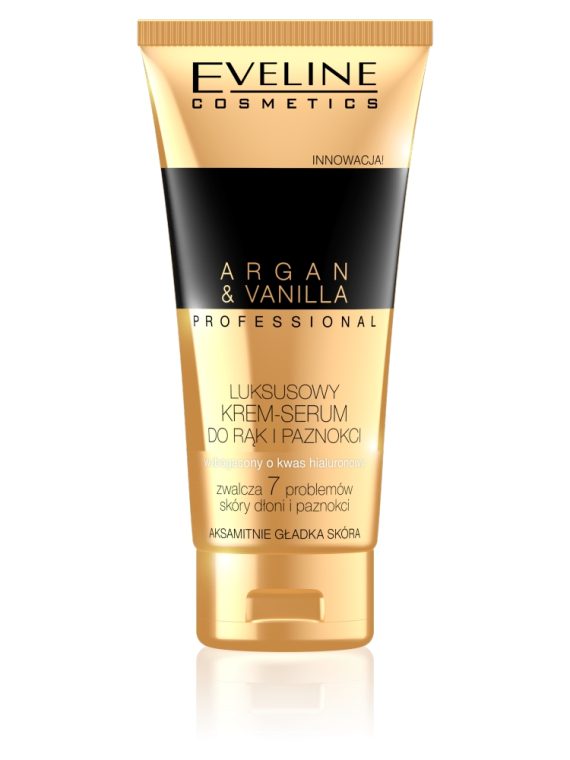 Eveline Cosmetics Argan&Vanilla luksusowy krem-serum do rąk i paznokci 100ml